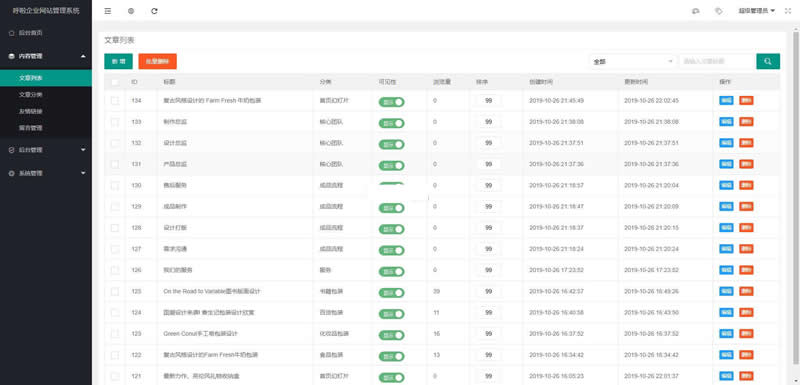 HulaCWMS呼啦企业网站管理系统 v3.0-老蔡源码网