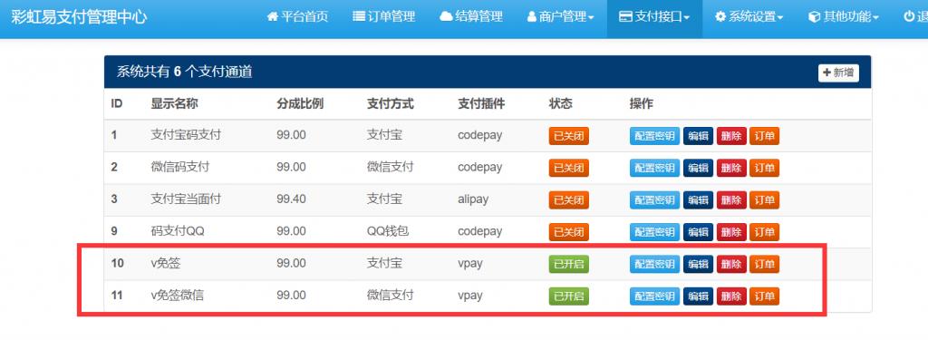 V免签对接易支付实现免签约支付接口-老蔡源码网