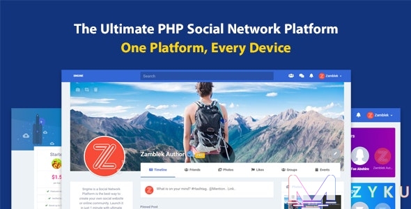 Sngine – 终极PHP社交网络平台 v3.4 带手机APP-老蔡源码网